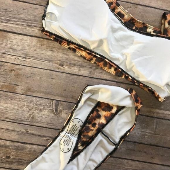 Leopard Print Bikini Cheeky Animal Two Piece 556 - Picture 6 of 9